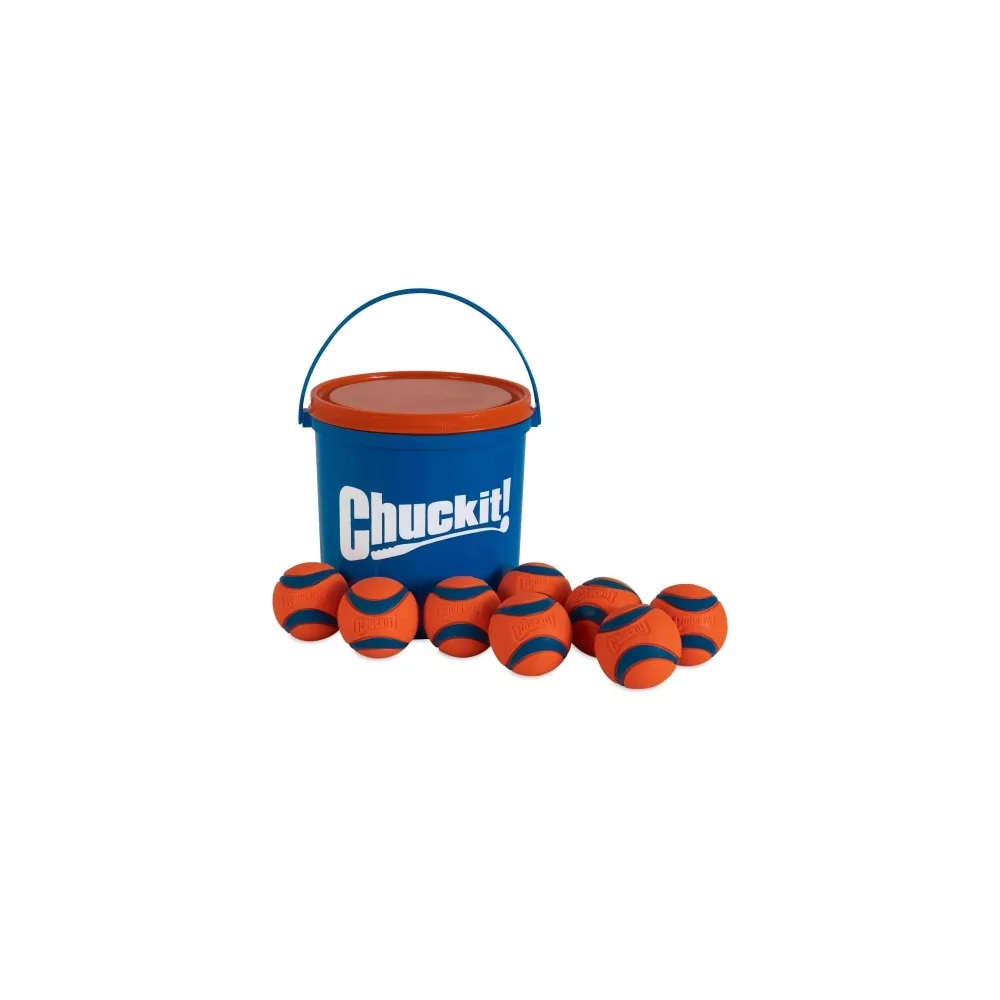 Chuckit! Juguete Bucket With Ultra Ball Medium Pack X8 Chuckit - 1