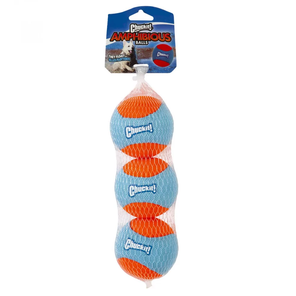 Chuckit! Juguete Amphibious Balls 3-Pack Chuckit - 1 Chuckit! Juguete Amphibious Balls 3-Pack Chuckit - 1