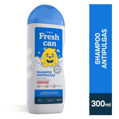 FRESH CAN SHAMPOO ANTIPULGAS ADULTO FRASCO 300ML FRESH CAN - 1