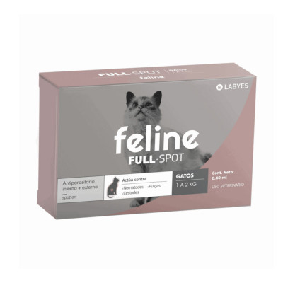 Feline Fullspot Pipeta 1-2kg Antipulgas y antiparasitario FELINE - 1