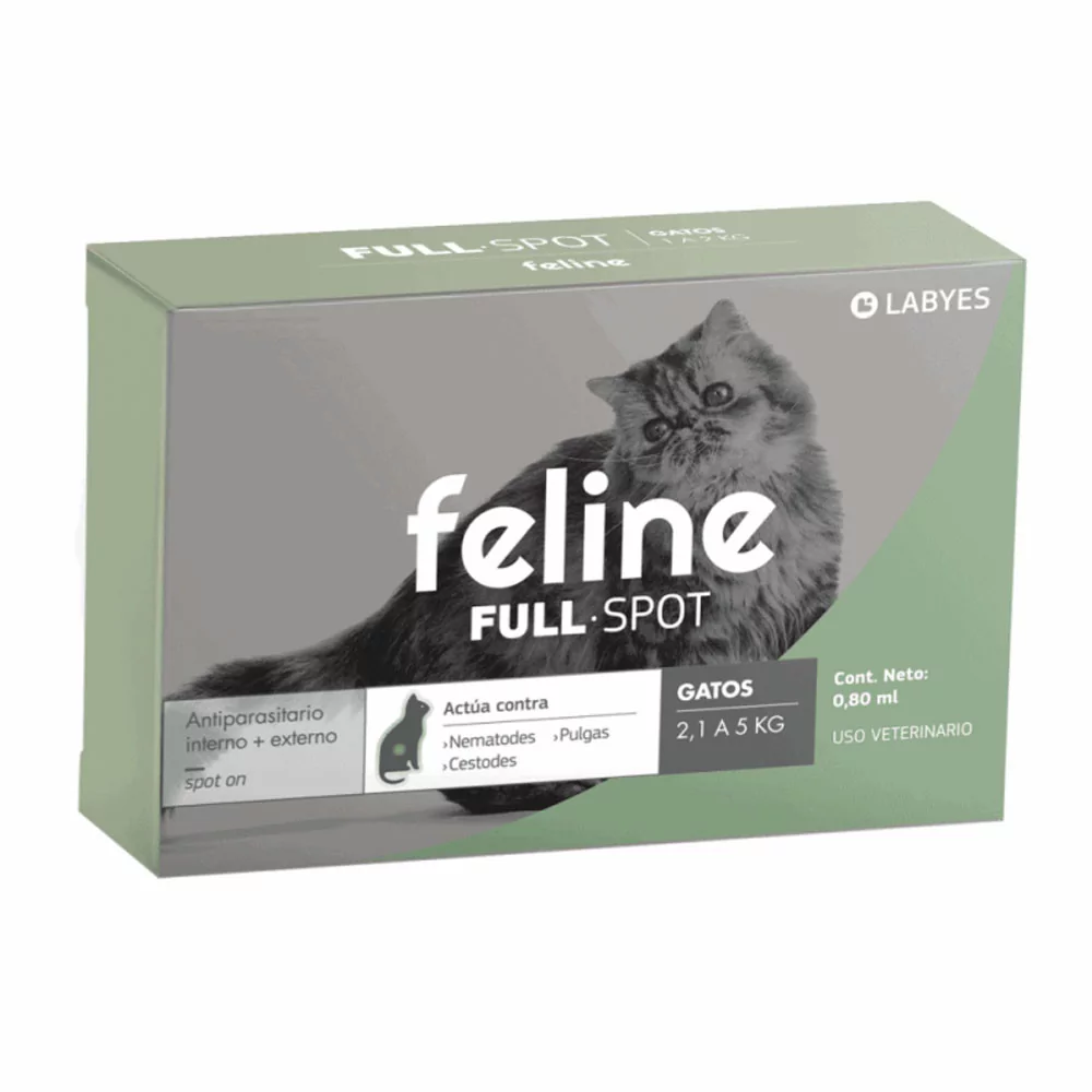 Feline Fullspot Pipeta 2-5kg Antipulgas y antiparasitario FELINE - 1