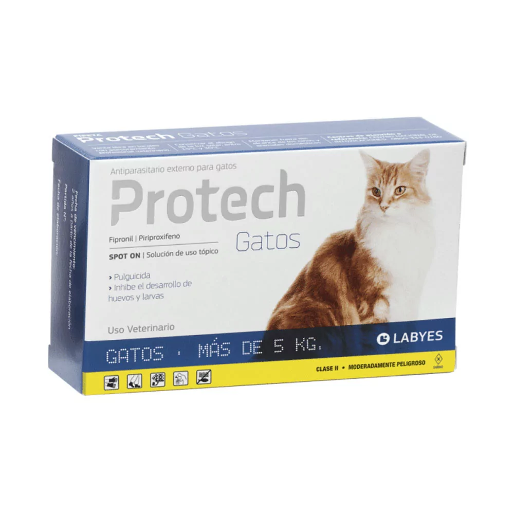 Protech Pipeta antipulgas para gatos desde 5kg PROTECH - 1