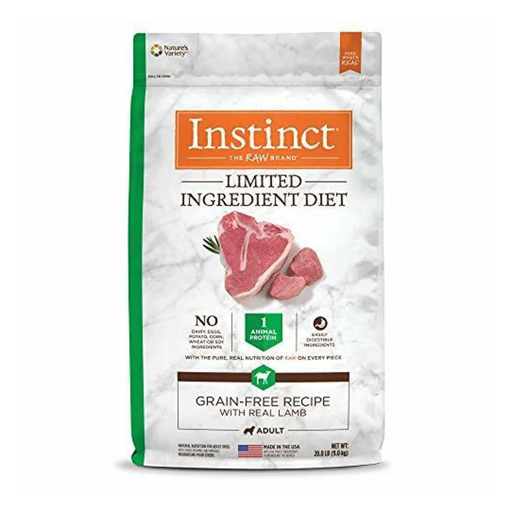 Nstinct Lid Raw Inspired Kibble (Dog) Lamb 1.8kg INSTINCT - 1