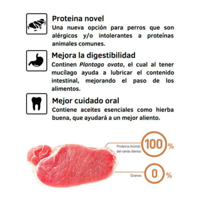 Alimento para Perros Pequeños Adulto Bravery Cerdo Ibérico 2Kg Bravery - 2