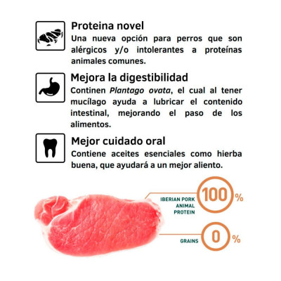 Alimento para Perros Grandes Adulto Bravery Cerdo Ibérico 12Kg Bravery - 2