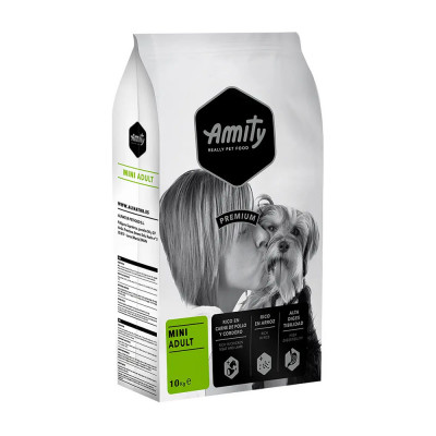 Amity Premium para Perros Mini Adulto 10Kg Amity - 1