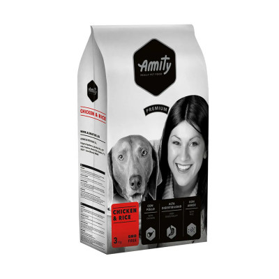 Amity Premium Pollo y Arroz para Perros 3Kg Amity - 1