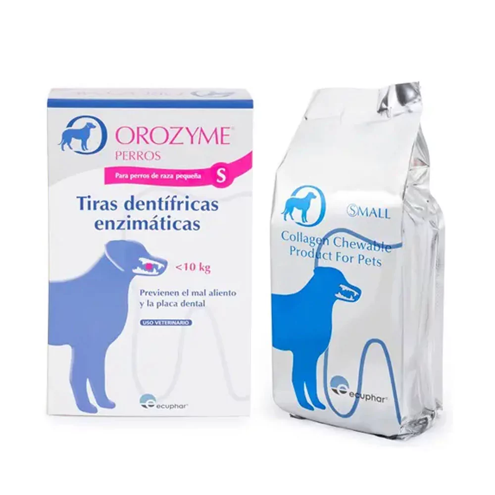 Orozyme Tiras Dentrificadas Razas Pequeñas X 24 Tiras Ecuphar - 1