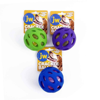 JW Juguete Crackle Heads Crackle Ball Medium JW - 1