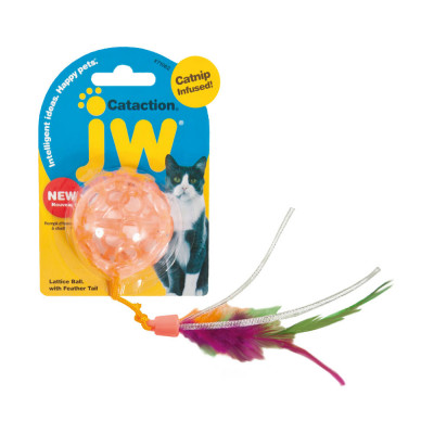 JW Juguete Para Gato Lattice Ball con cola JW - 1