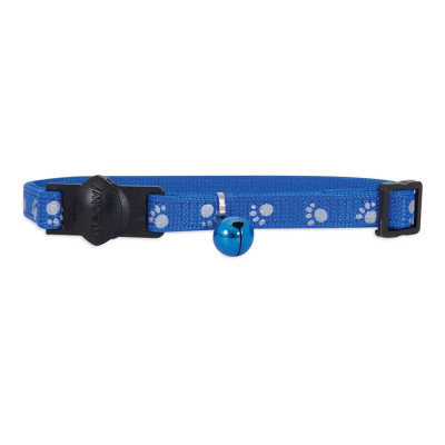 Petmate Collar Ajustable Azul con Pata Reflectiva PETMATE - 1