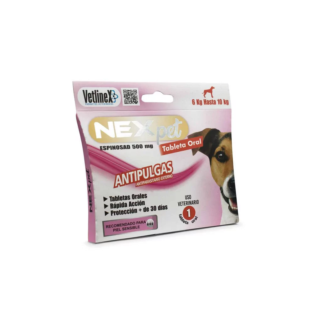 Antipulgas para Perros Next Pet 10 Kg 1 Tab Vetlinex - 1
