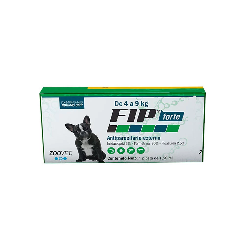 Antipulgas F.I.P. Forte para perros de 4 a 9kg F.I.P Forte - 1