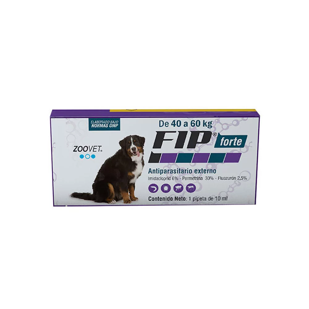 Antipulgas F.I.P. Forte para perros de 40 a 60kg F.I.P Forte - 1