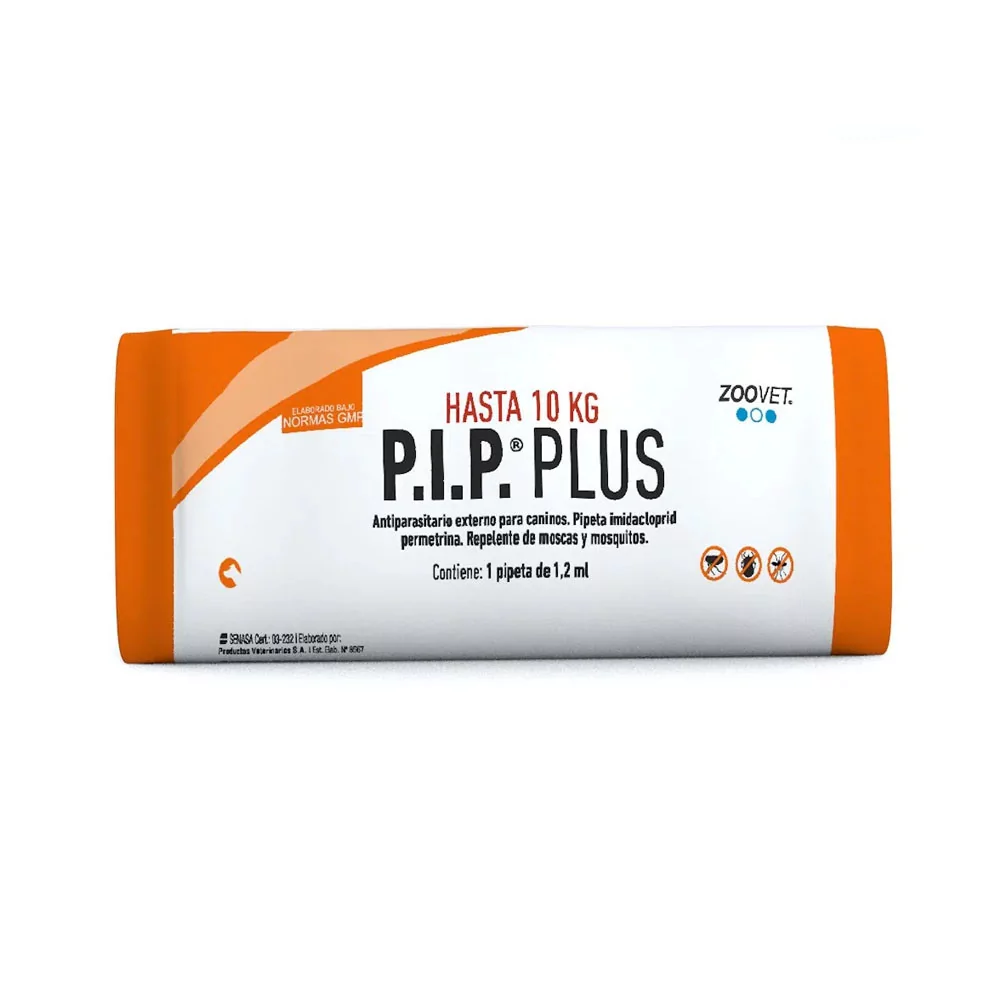 Antipulgas P.I.P. Plus para perros de 4 a 10kg P.I.P. PLUS - 1
