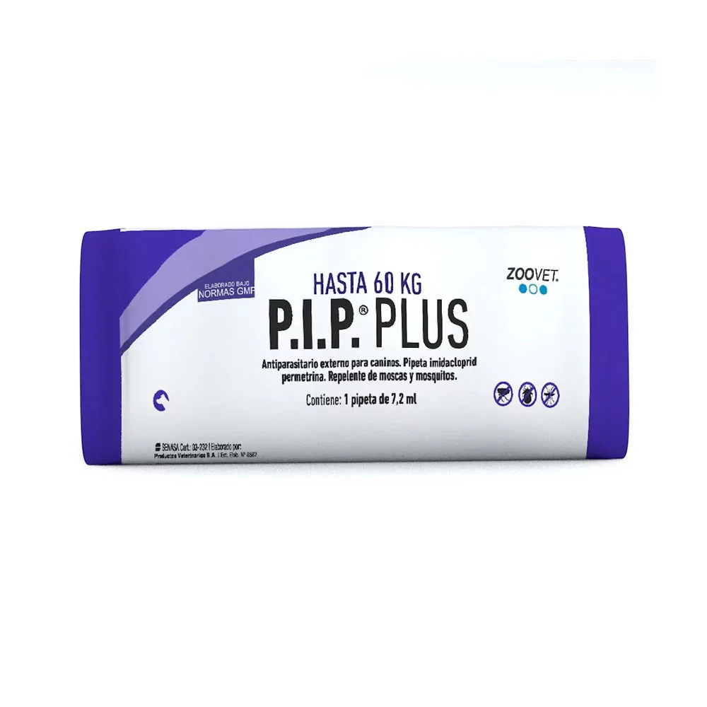 Antipulgas P.I.P. Plus para perros de 40 a 60kg P.I.P. PLUS - 1