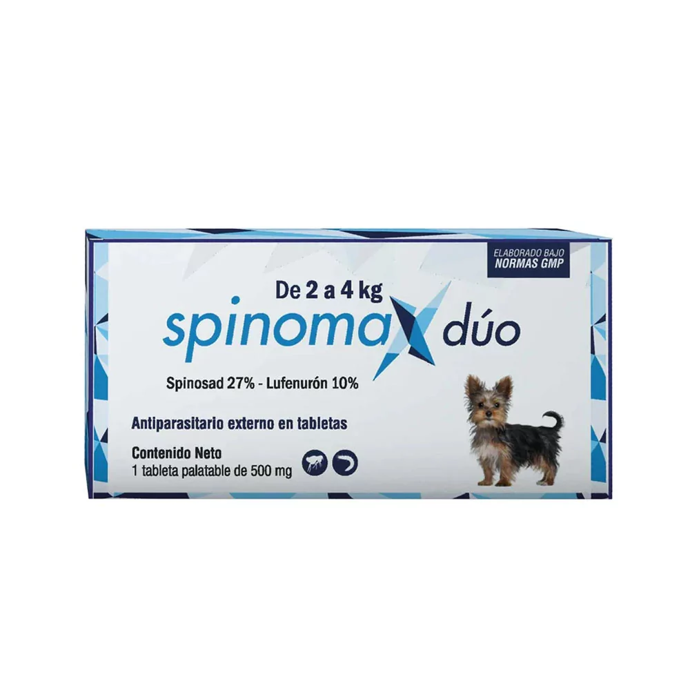 Antiparasitario Externo Spinomax Duo 2 a 4kg SPINOMAX DUO - 1
