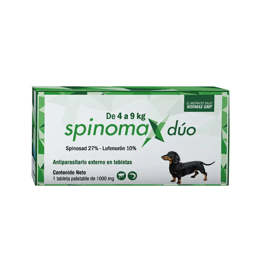 Antiparasitario Externo Spinomax Duo 4 a 9kg SPINOMAX DUO - 1