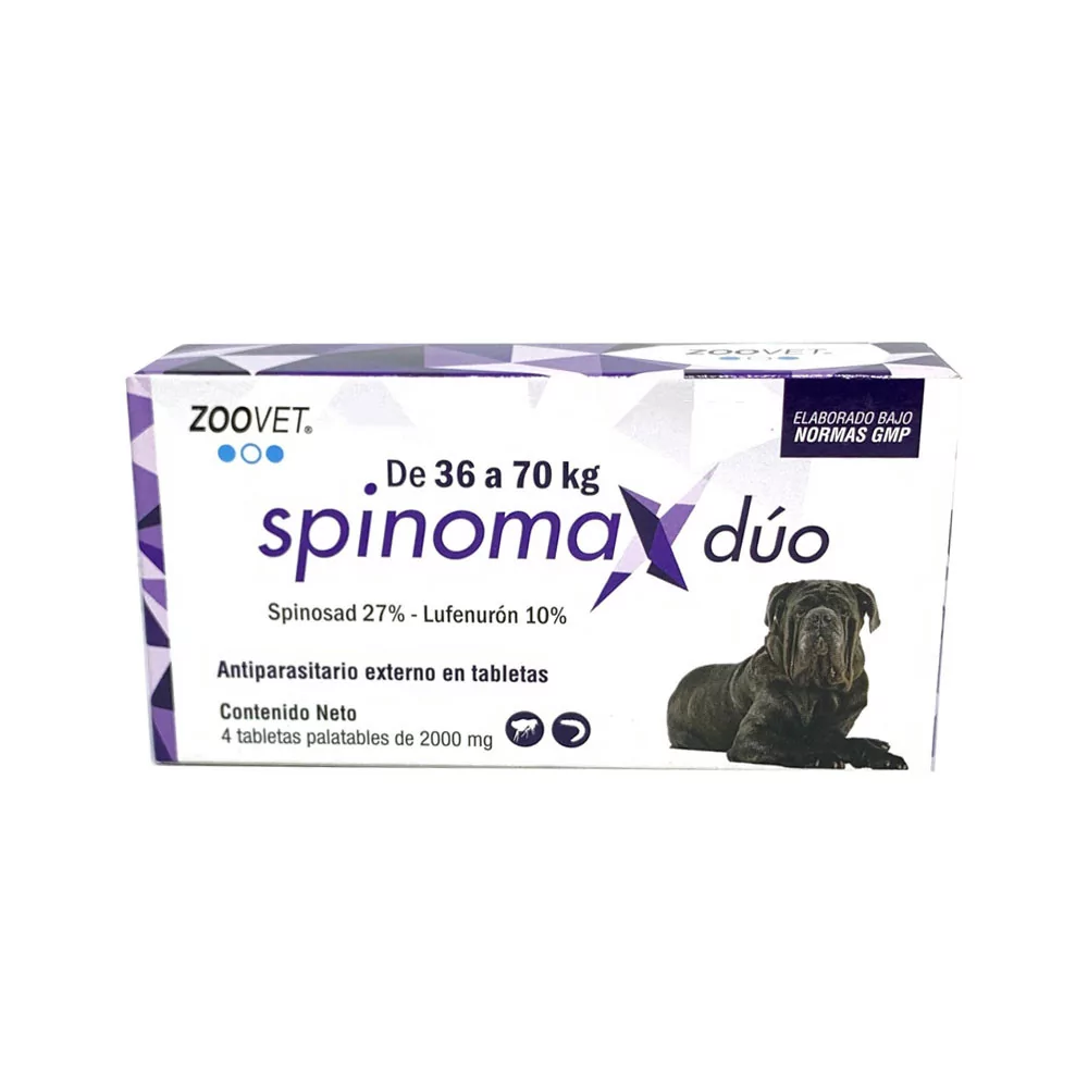 Antiparasitario Externo Spinomax Duo 36 a 70kg SPINOMAX DUO - 1