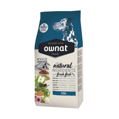Ownat Classic para perros Sabor Pescado 20Kg Ownat - 1