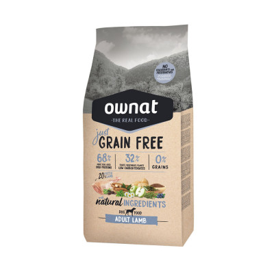 Ownat Just Libre de Granos Adulto Sabor Cordero 3Kg Ownat - 1