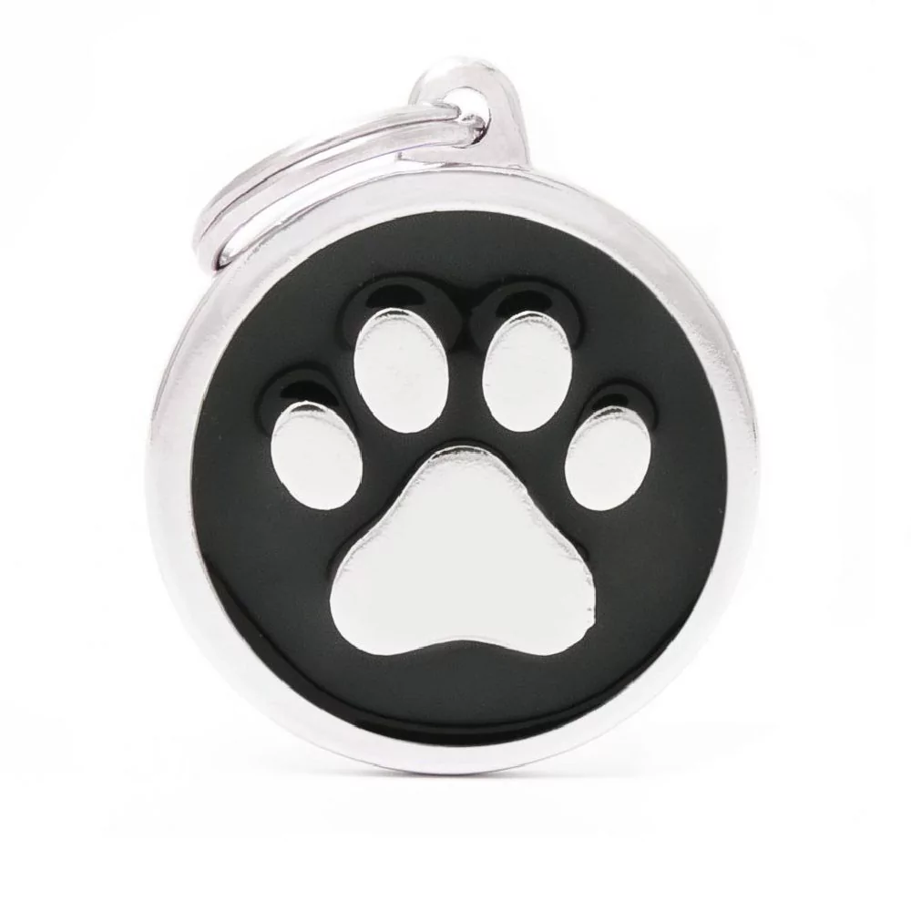 My Family Black Big Circle Paw My Family - 1