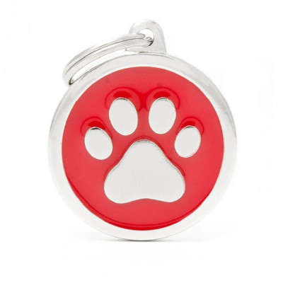 My Family Red Big Circle Paw My Family - 2