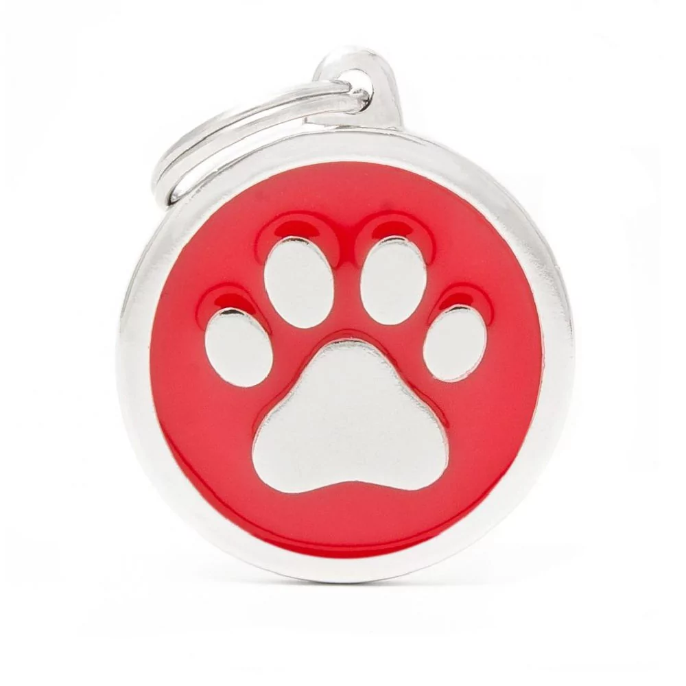 My Family Red Big Circle Paw My Family - 2
