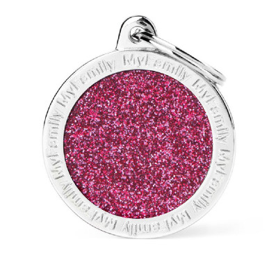 My Family Big Circle Glitter Pink My Family - 2