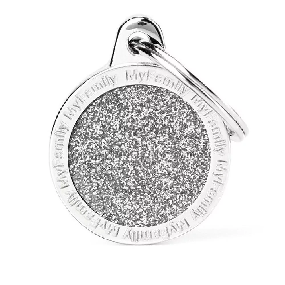 My Family Small Circle Glitter Grey My Family - 2