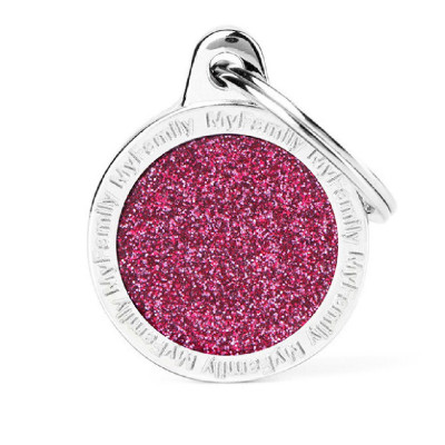 My Family Small Circle Glitter Pink My Family - 2