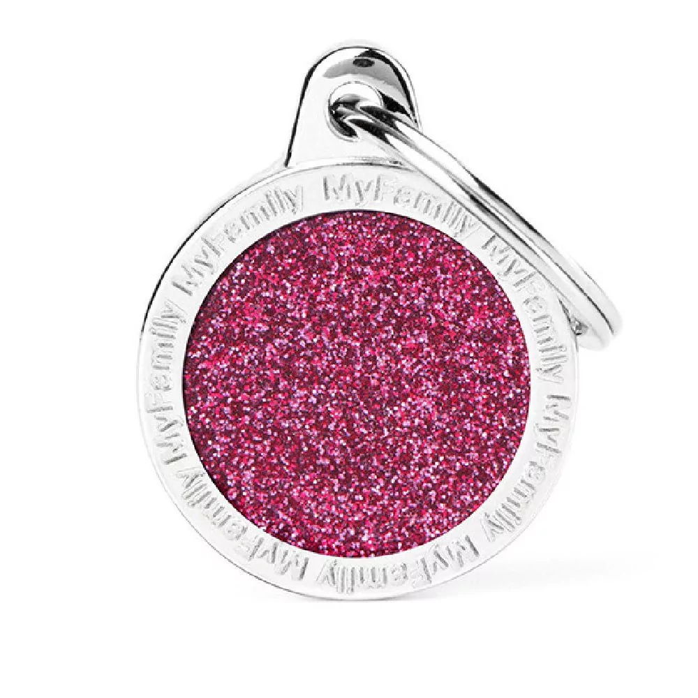 My Family Small Circle Glitter Pink My Family - 2