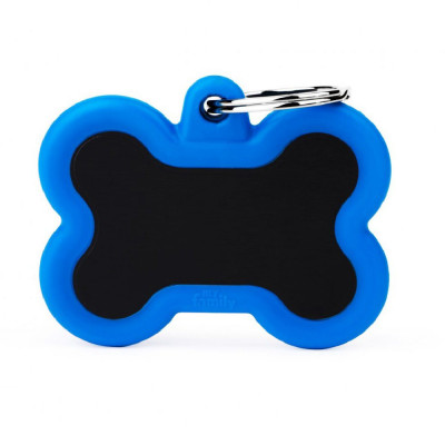 My Family Aluminio Black Bone Whit Blue Rubber My Family - 1