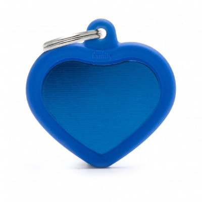 My Family Aluminio Blue Heart Whit Blue Rubber My Family - 2