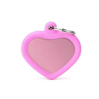 My Family Aluminium Pink Heart With Pink Rubber My Family - 2
