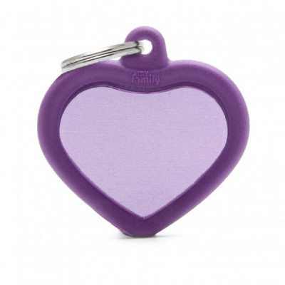 My Family Aluminio Purple Heart Whit Purple Rubber My Family - 2