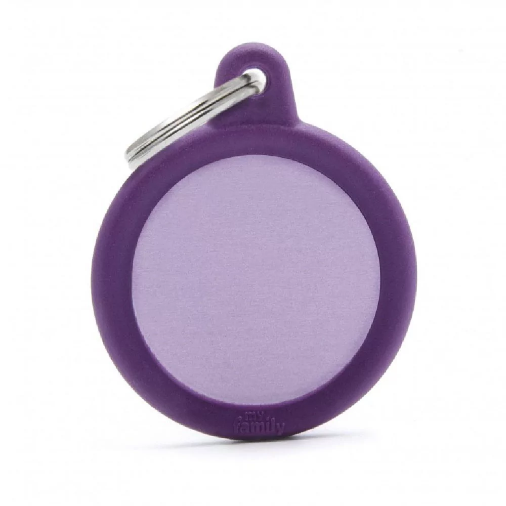 My Family Aluminio Purple Circle Whit Purple Rubber My Family - 1