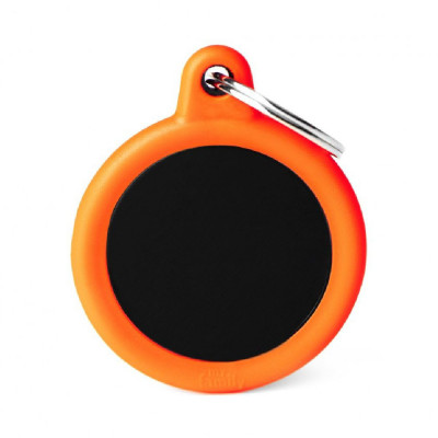 My Family Aluminio Black Circle Whit Orange Rubber My Family - 1