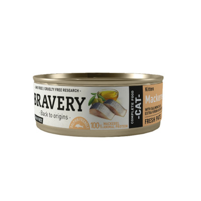 Bravery Caballa para Gatitos Lata 70gr Bravery - 1