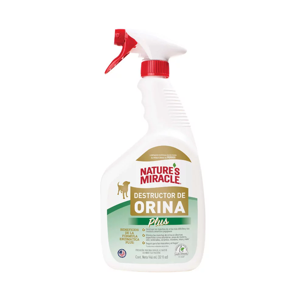 Nature's Miracle Destructor de Orina Plus para perros 946ml Nature's Miracle - 1