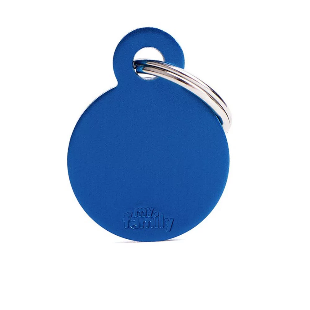 My Family Small Round Aluminum Blue My Family - 2