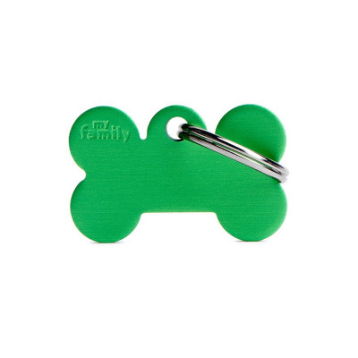 My Family Small Bone Aluminum Green My Family - 1