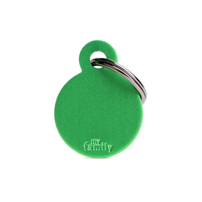 My Family Small Round Aluminum Green My Family - 1
