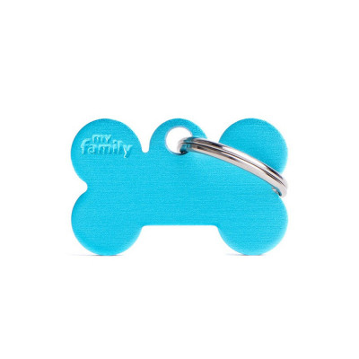 My Family Small Bone Aluminum Light Blue My Family - 1