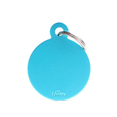 My Family Big Round Aluminum Light Blue My Family - 1