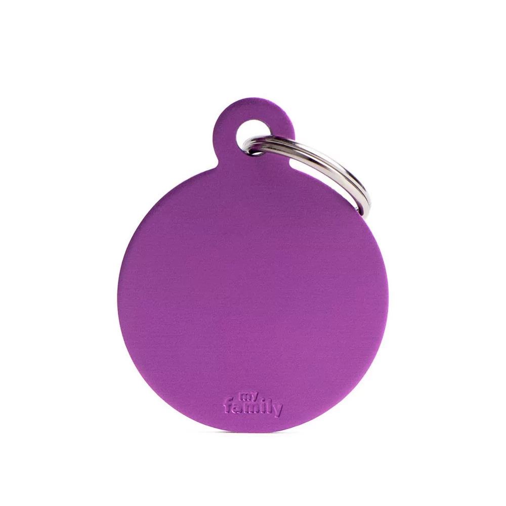 My Family Big Round Aluminum Purple My Family - 2