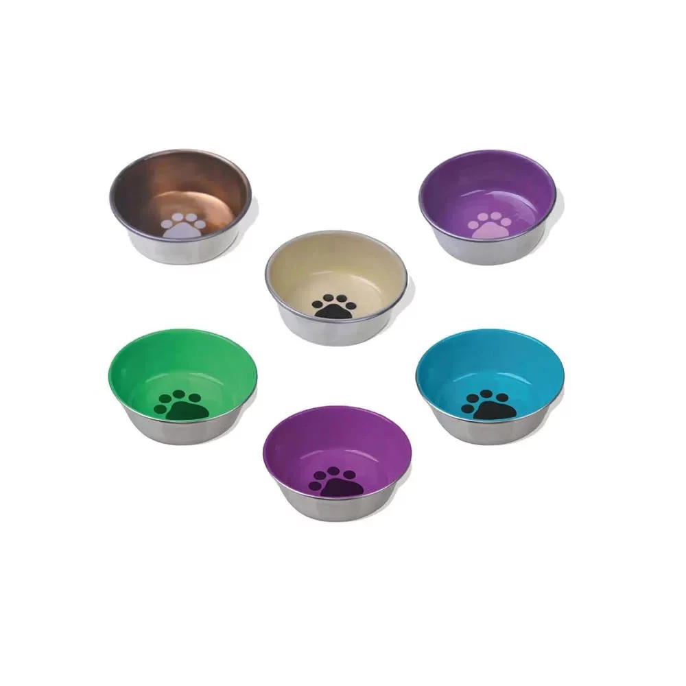 Vanness Plato Pesado Acero Para Gato Base Caucho 8 Oz Vanness - 1