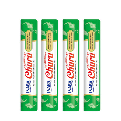 Churu Snack Húmedo de Atún con Pollo para Gatos x4 und Churu - 1 Churu Snack Húmedo de Atún con Pollo para Gatos x4 und Churu - 1