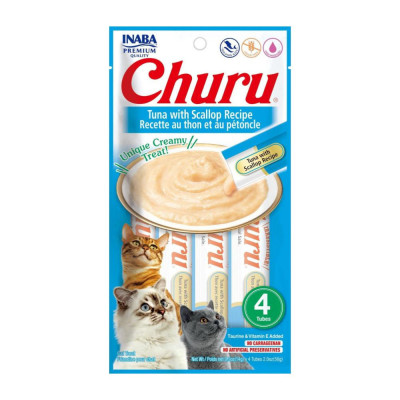 Churu Snack Húmedo de Atún con Vieiras para Gatos x4 und Churu - 2