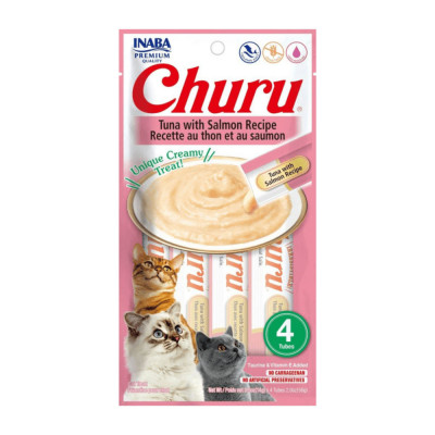 Churu Snack Húmedo de Atún con Salmón para Gatos x4 und Churu - 1